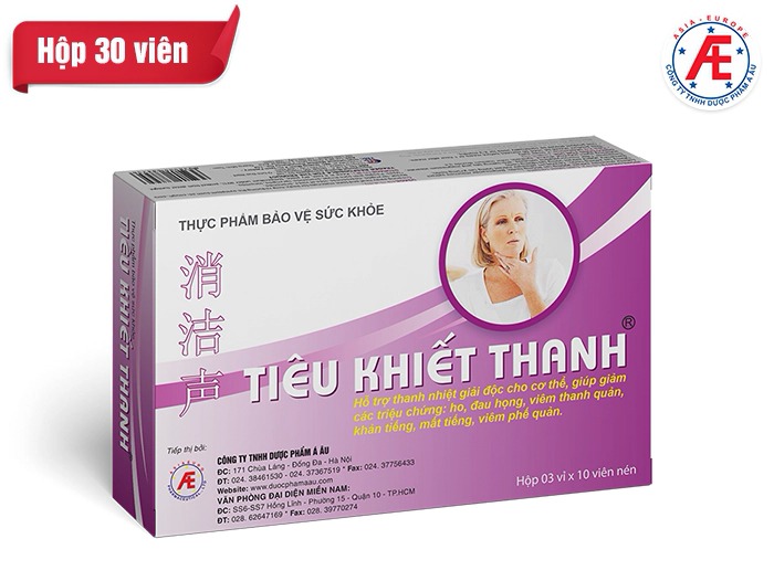 THỰC PHẨM BẢO VỆ SỨC KHỎE TIÊU KHIẾT THANH